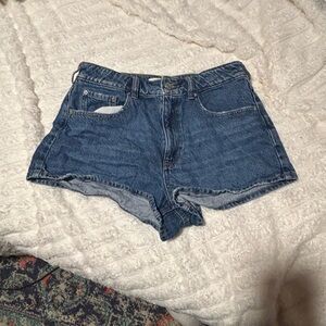 Classic Blue Denim Women's Shorts